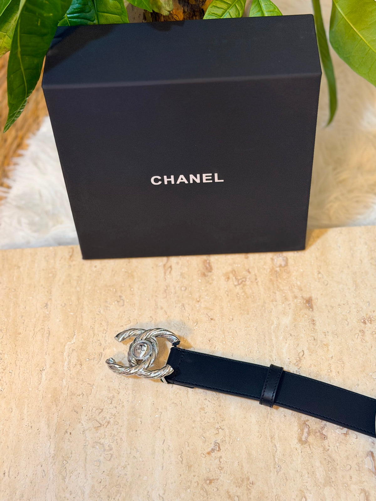 Chanel CC Logo Twist Belt