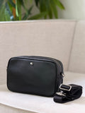 Montblanc Fine Texture Front Zip Crossbody