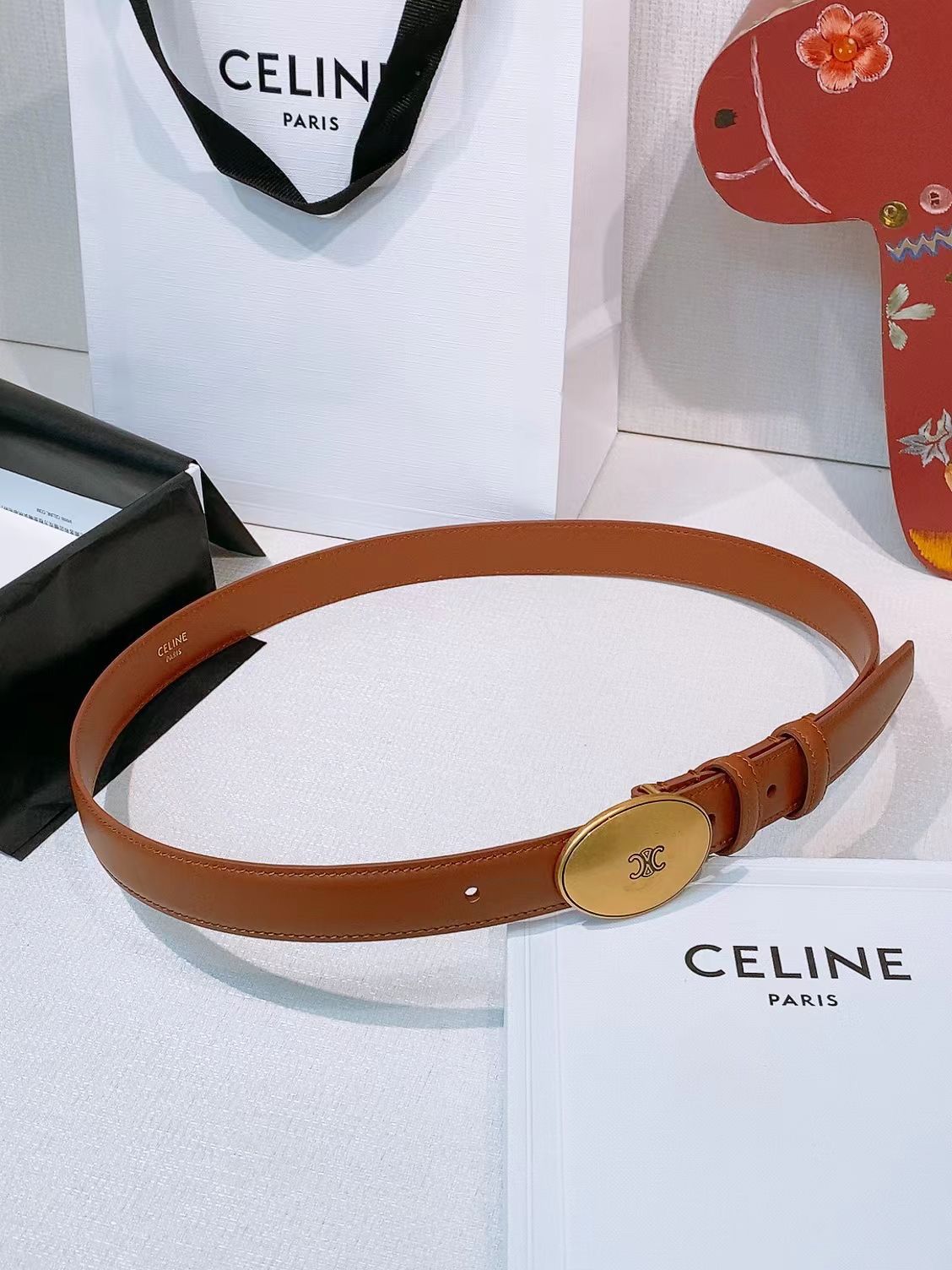 CELINE — Celine Boucle Belt