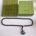 GUCCI — Double G Chain Belt