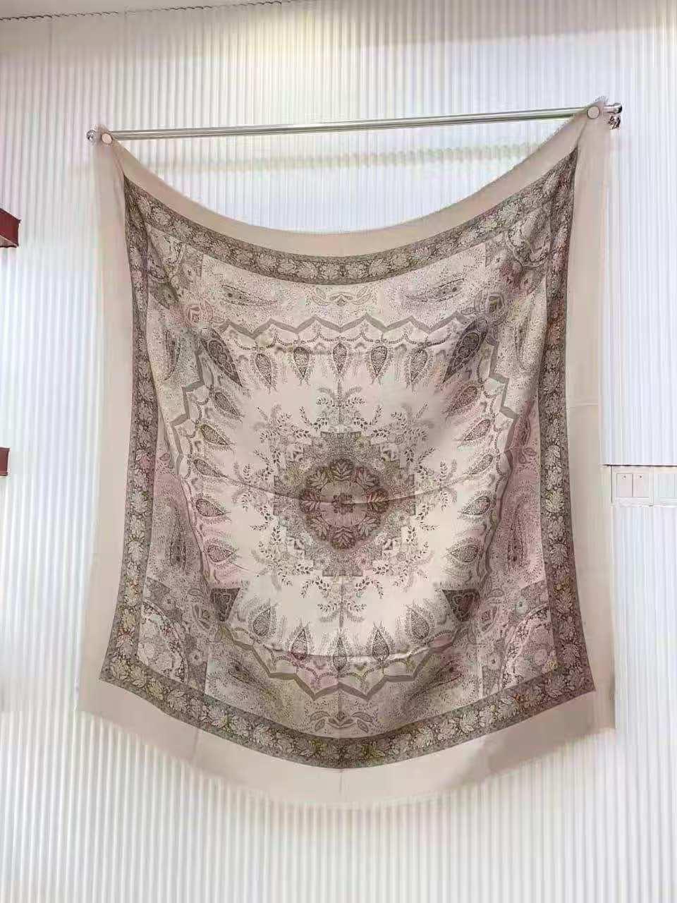 Loro Piana Paisley Square Scarf