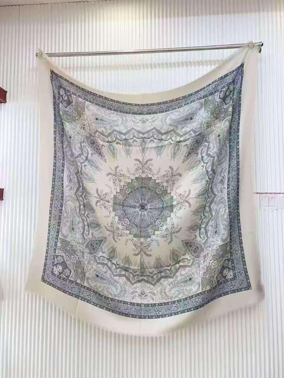 Loro Piana Paisley Square Scarf
