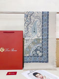 Loro Piana Paisley Square Scarf