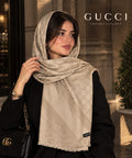 Gucci Two Tone GG Scarf