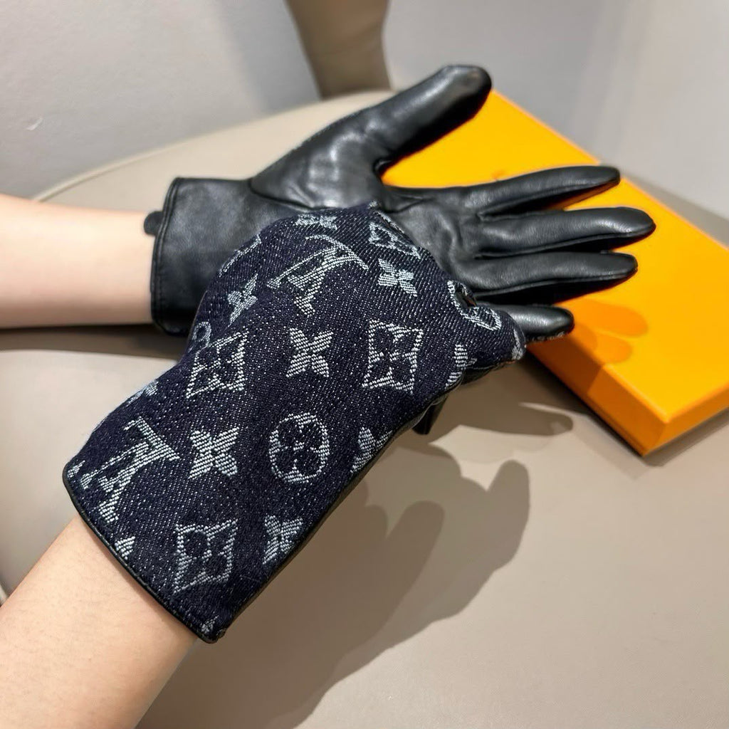 Louis Vuitton Monogram Panel Gloves