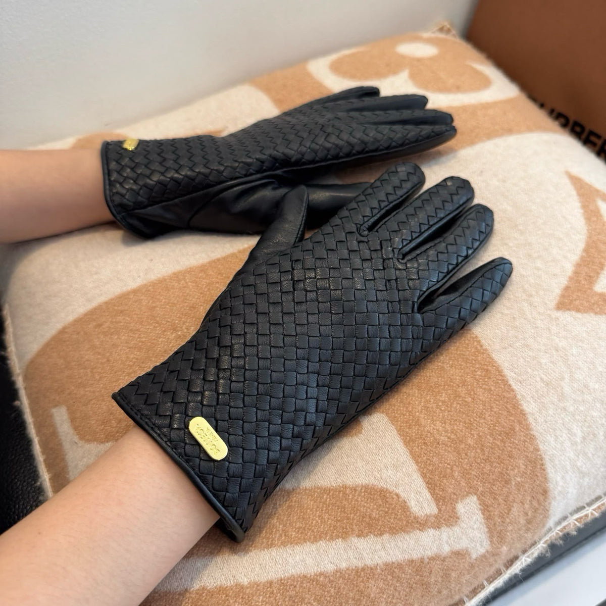 Burberry Braided Gloves