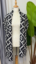 FENDI Large Diagonal FF Shawl