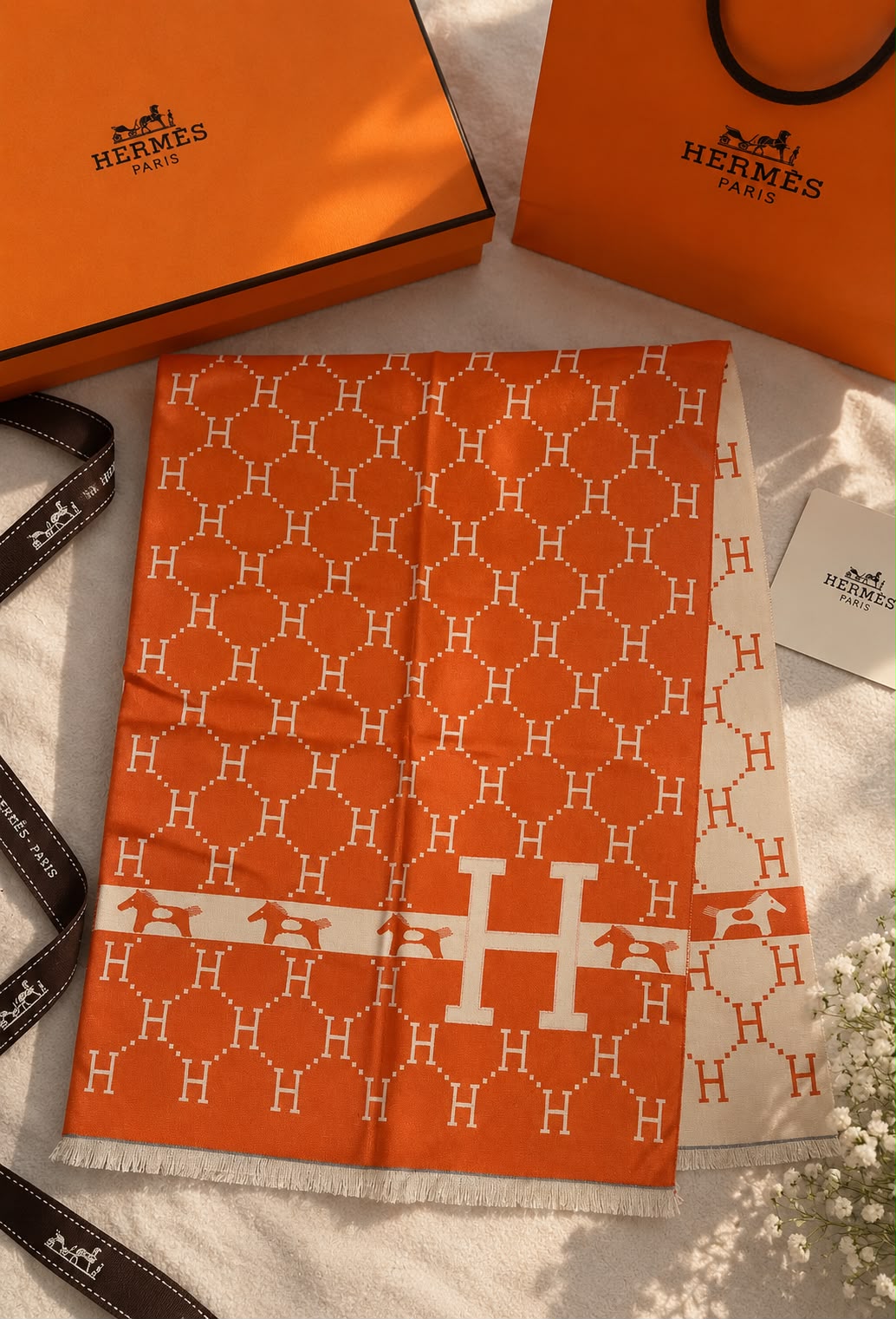 Hermès H Horse Band Scarf