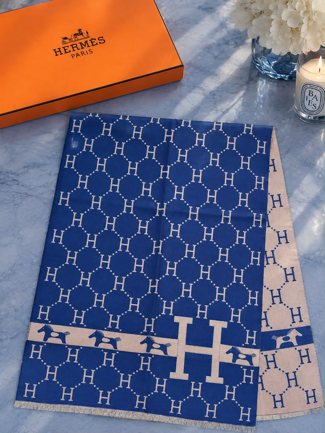 Hermès H Horse Band Scarf