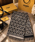 FENDI FF Diamond Panel Scarf