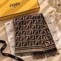 FENDI Classic FF Fringed Scarf