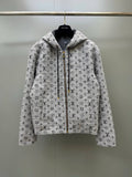 LV Grey Monogram Zip Jacket