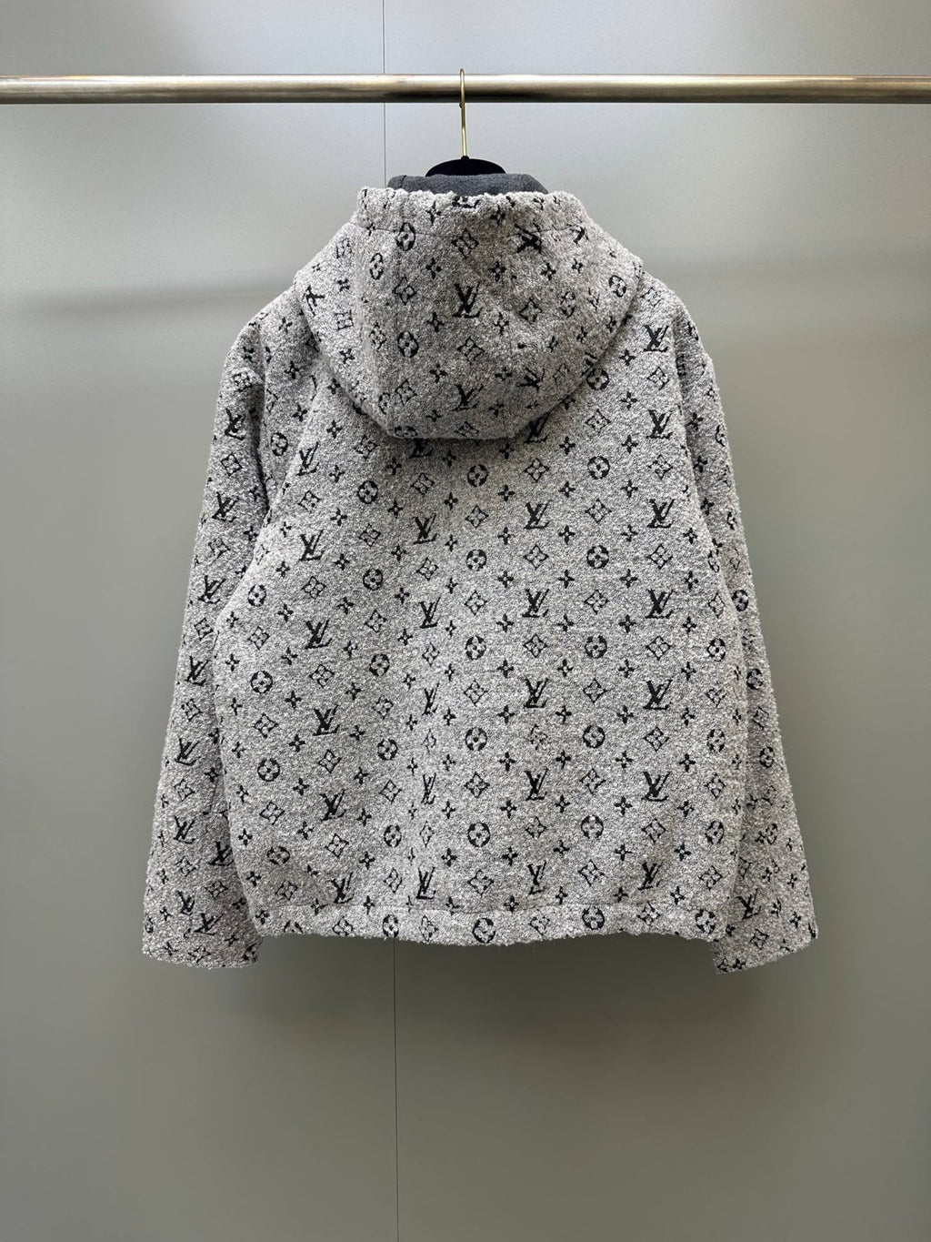 LV Grey Monogram Zip Jacket