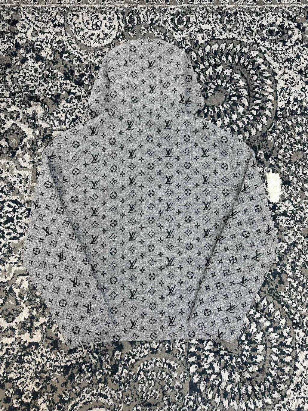 LV Grey Monogram Zip Jacket