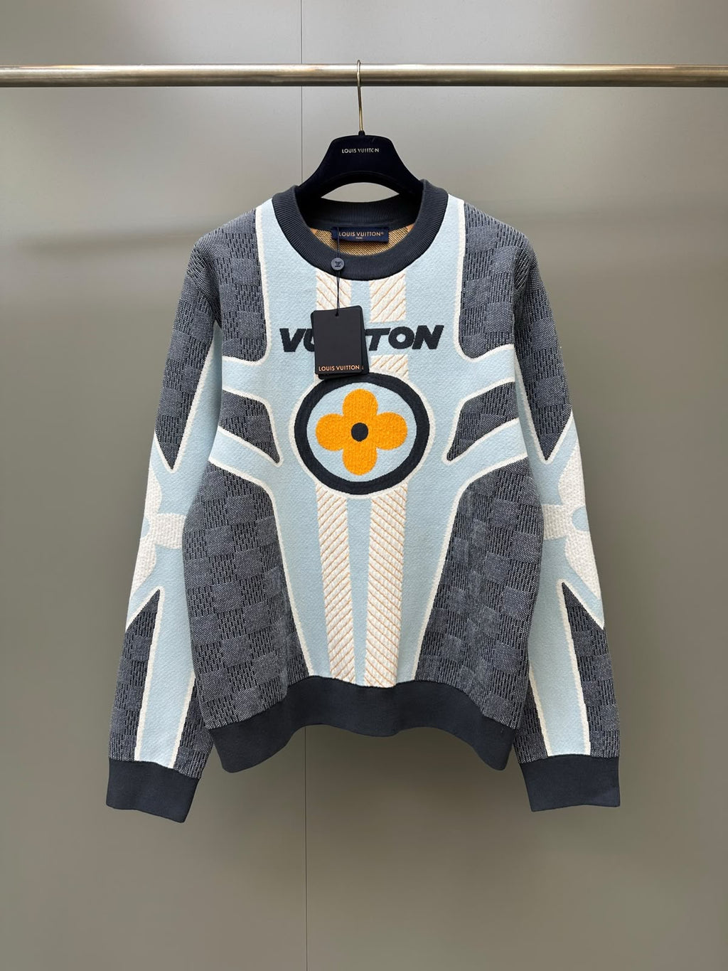 LV Colourblock Flower Crewneck