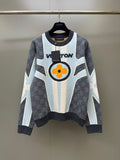 LV Colourblock Flower Crewneck
