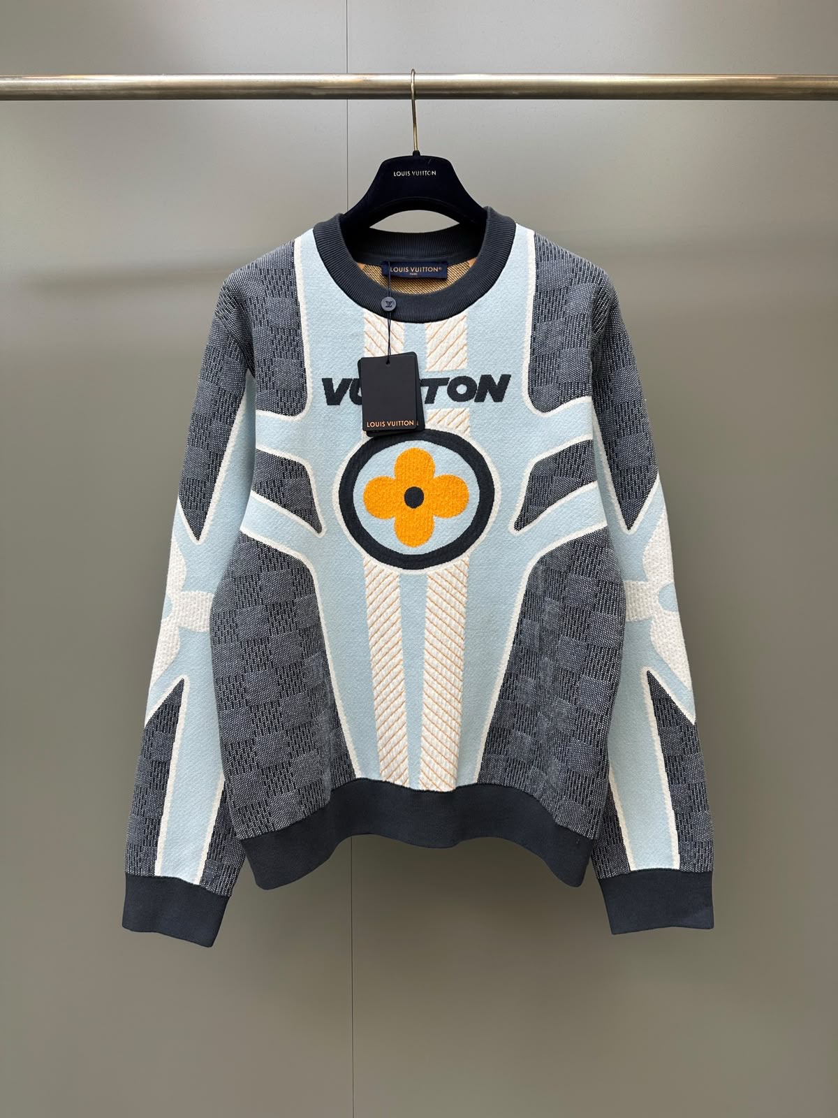 LV Colourblock Flower Crewneck