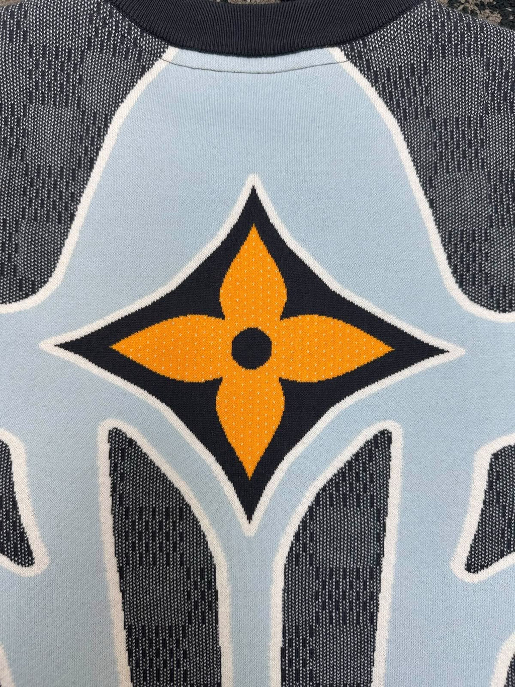 LV Colourblock Flower Crewneck