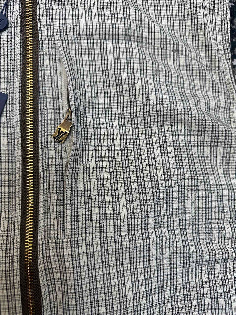 LV Brown Check Reversible Vest