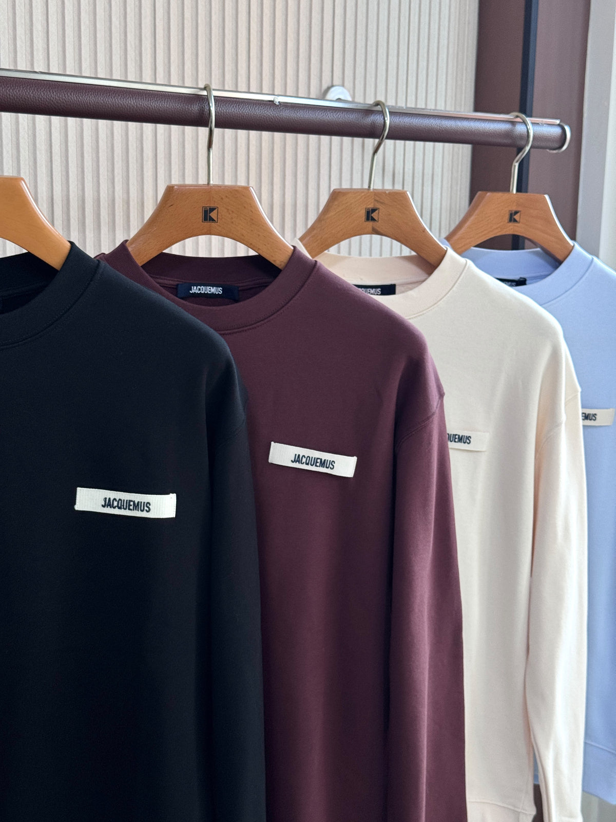 Jacquemus Logo Patch Crewneck