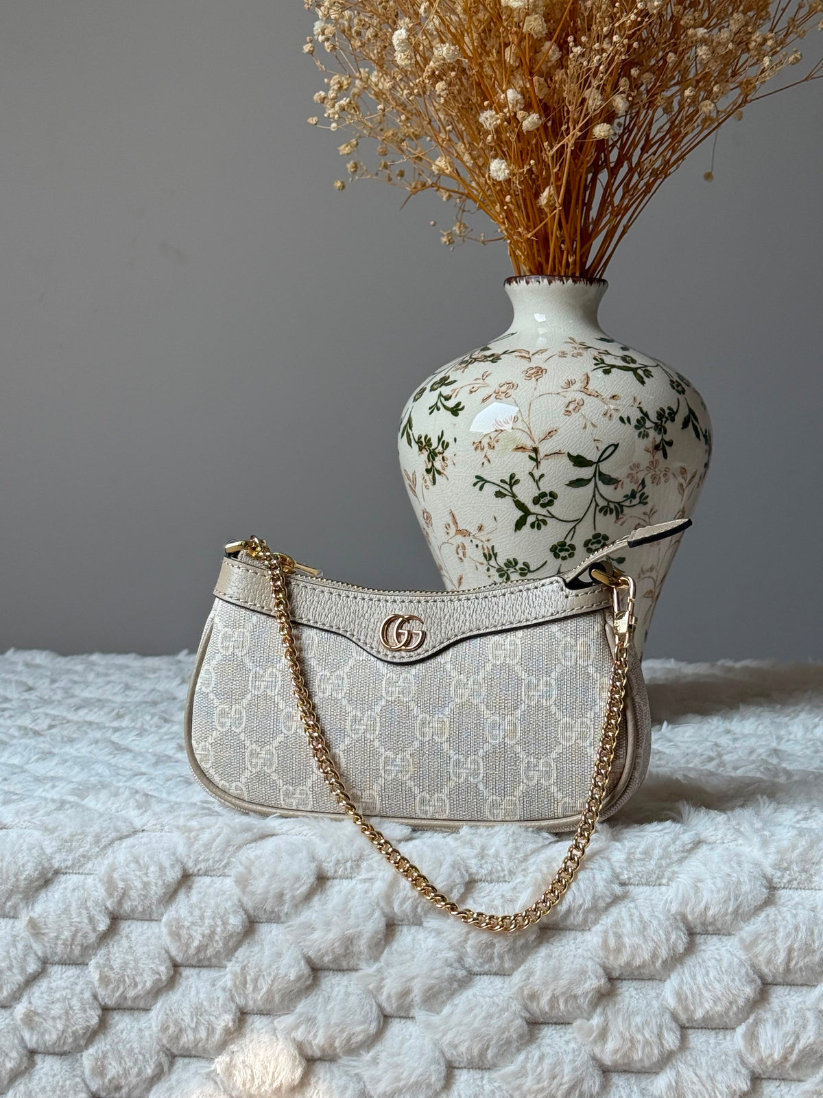 Gucci Ophidia Mini GG Supreme Chain Shoulder Bag