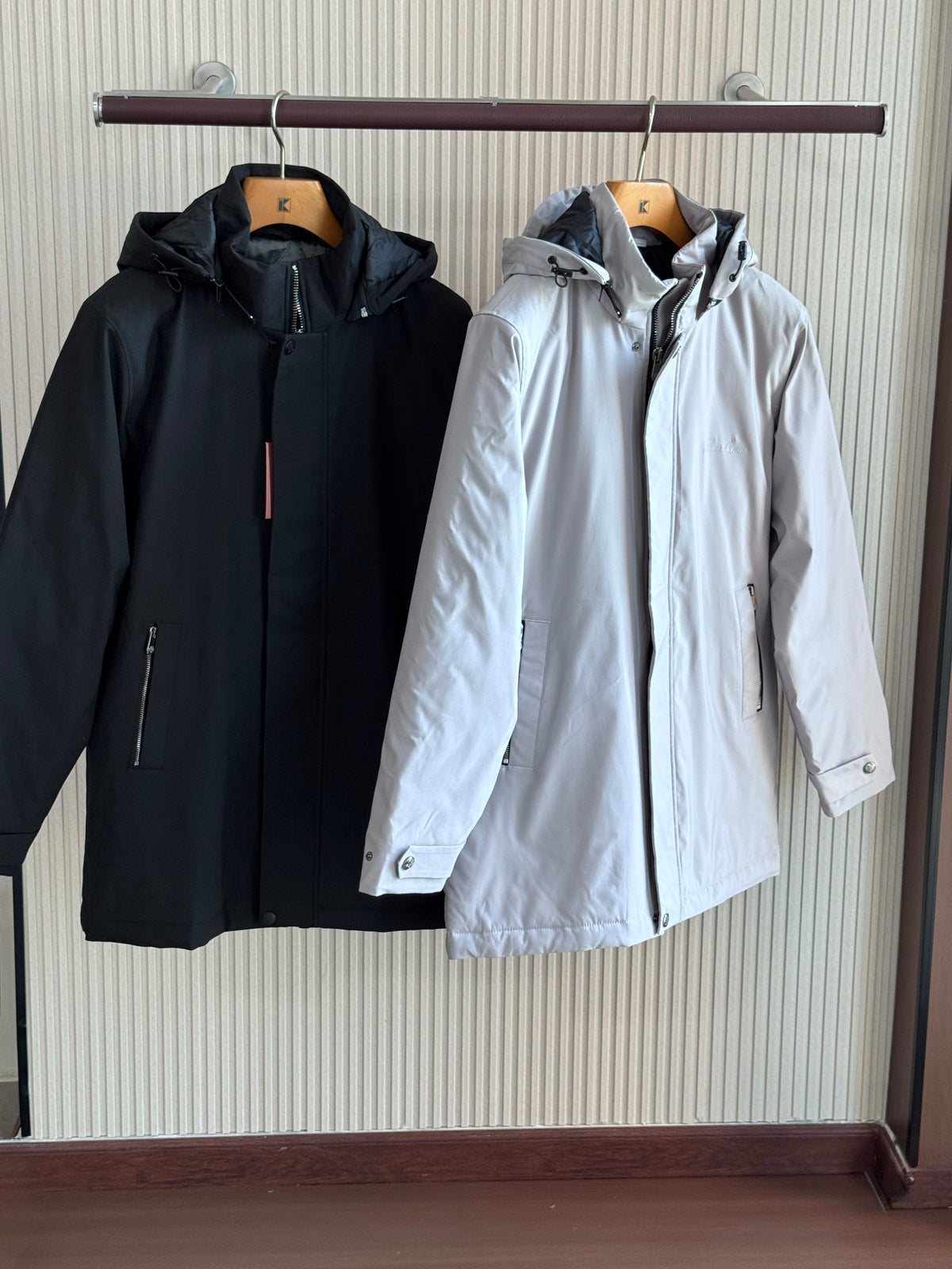 Loro Piana Men Quilted Lined Hooded Coat