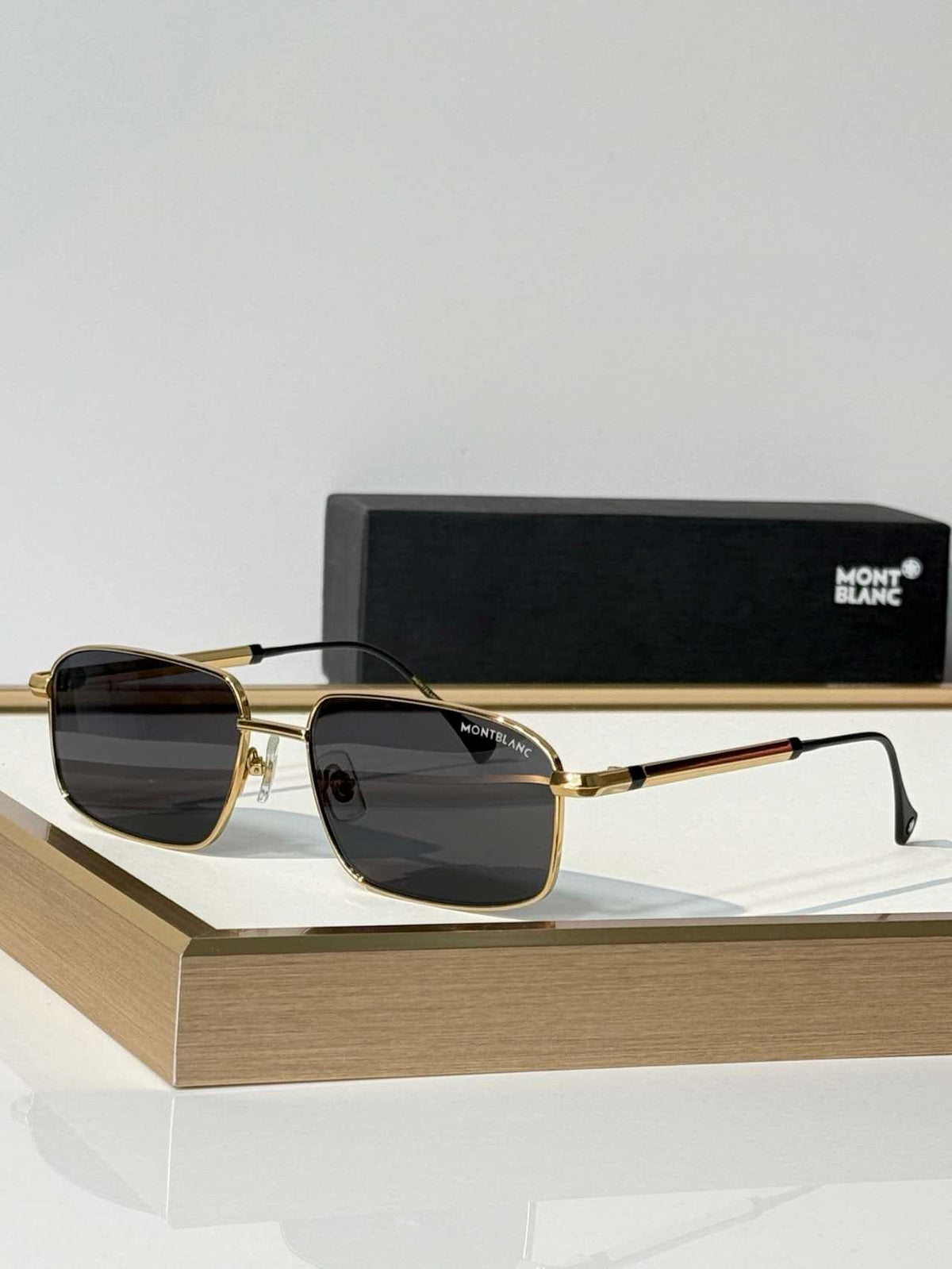 Montblanc Square Metal Sunglasses