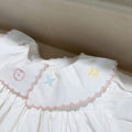 LV Baby Pastel Monogram Collar Dress
