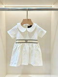 FENDI Baby Logo Waist Collared Dress