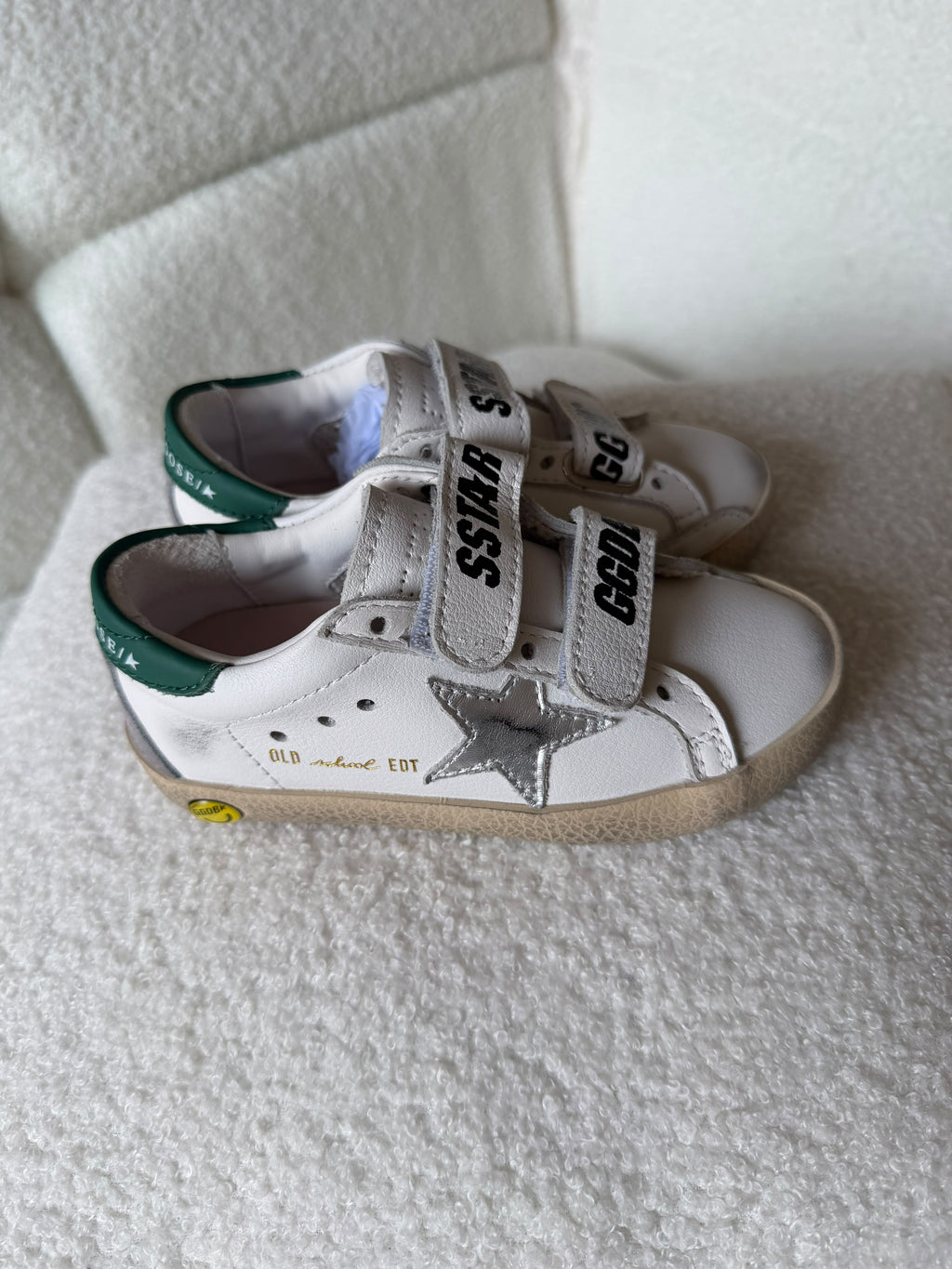 Golden Goose Kids Double Strap Star Sneakers