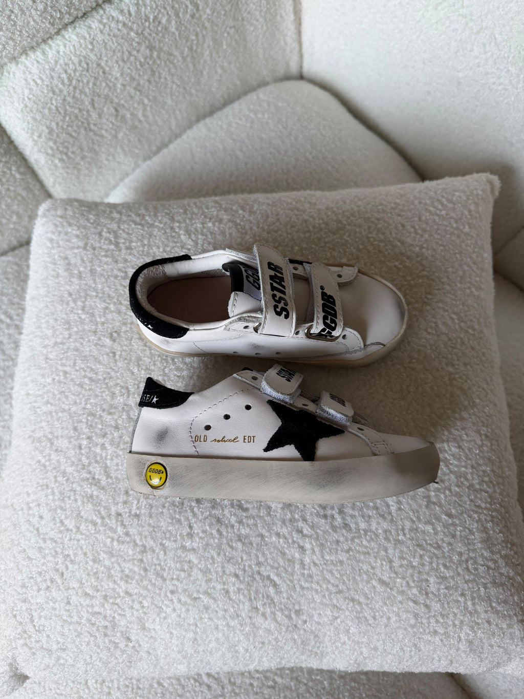 Golden Goose Kids Double Strap Star Sneakers