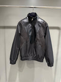 LV Monogram Panel Stand Collar Jacket