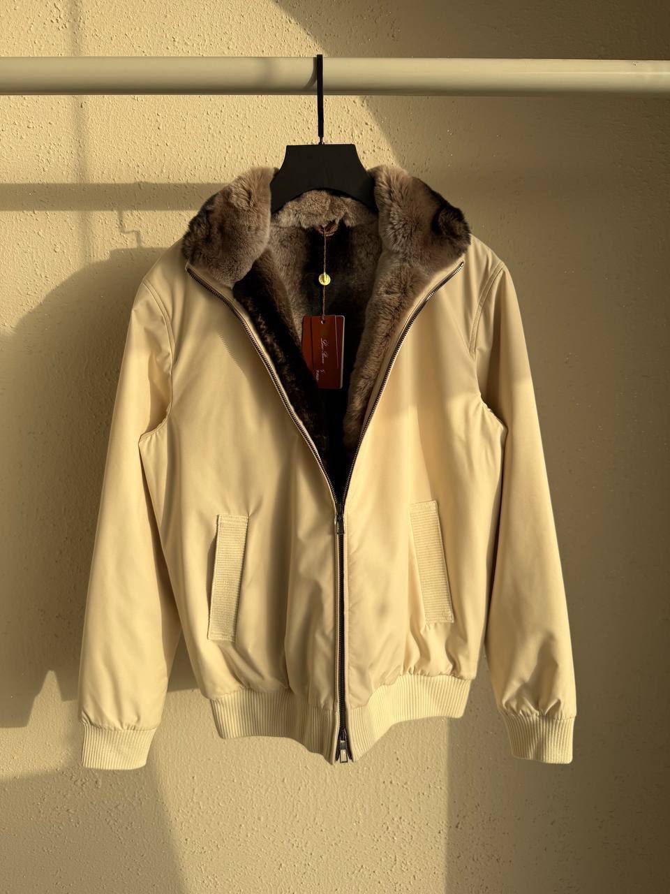 Loro Piana Lined Zip Bomber Jacket