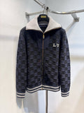 LV Damier Knit Zip Jacket