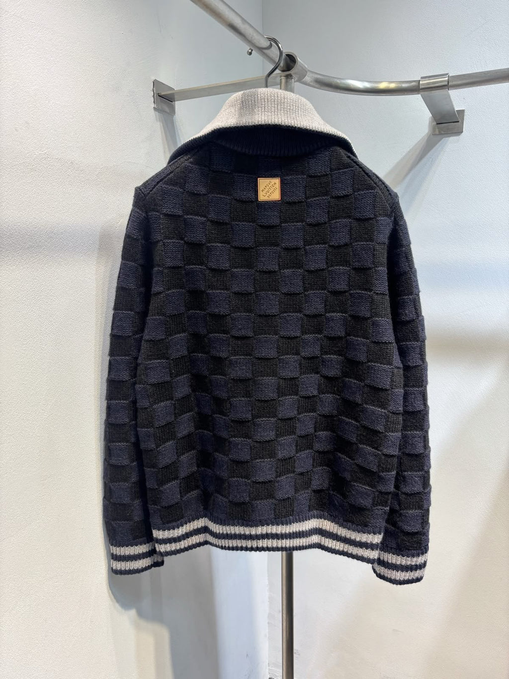 LV Damier Knit Zip Jacket