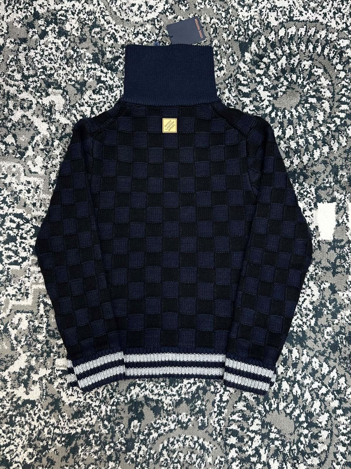 LV Damier Knit Zip Jacket