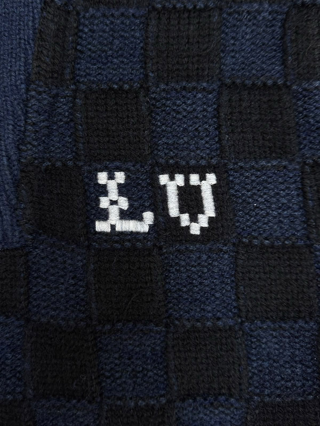 LV Damier Knit Zip Jacket