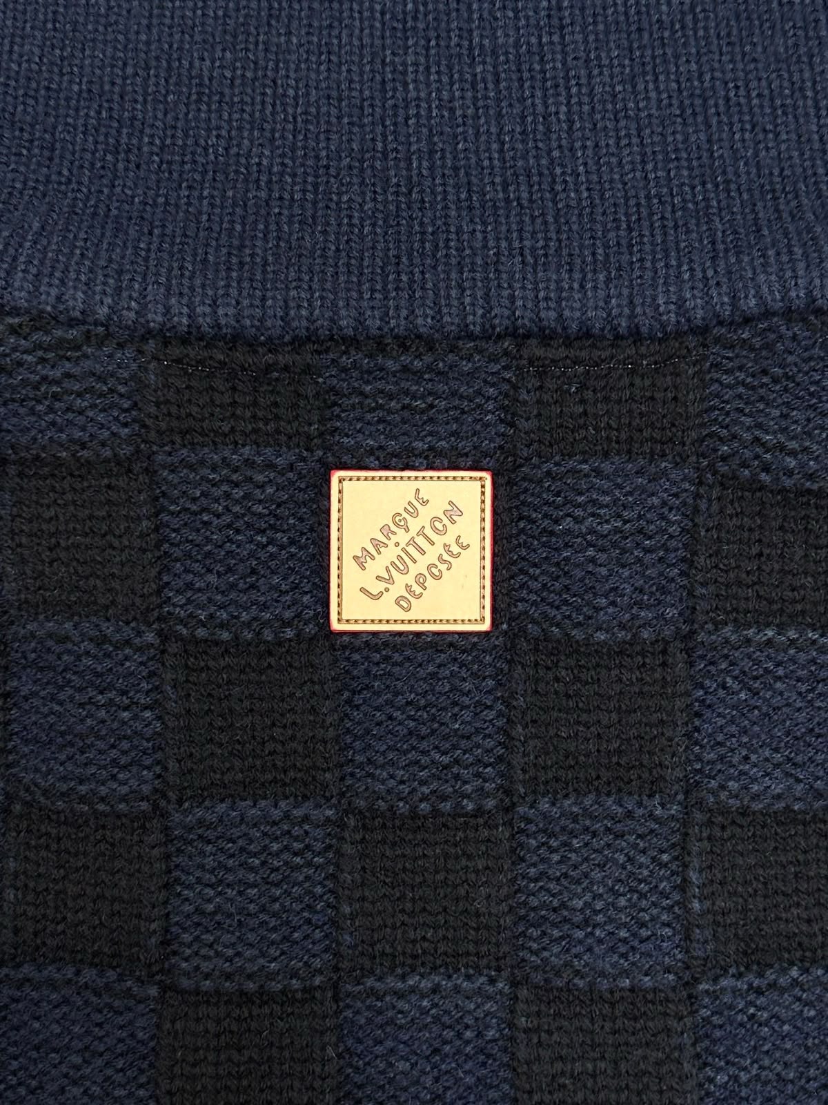 LV Damier Knit Zip Jacket