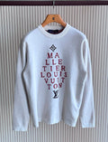 LV Malletier Lettering Crew Neck Sweater