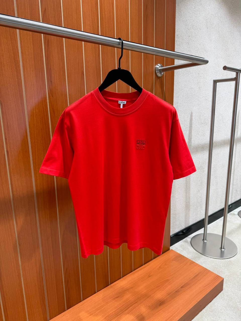 LOEWE Anagram Embroidered Crew Neck T Shirt