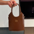Miu Miu Textured Oval Handle Bag