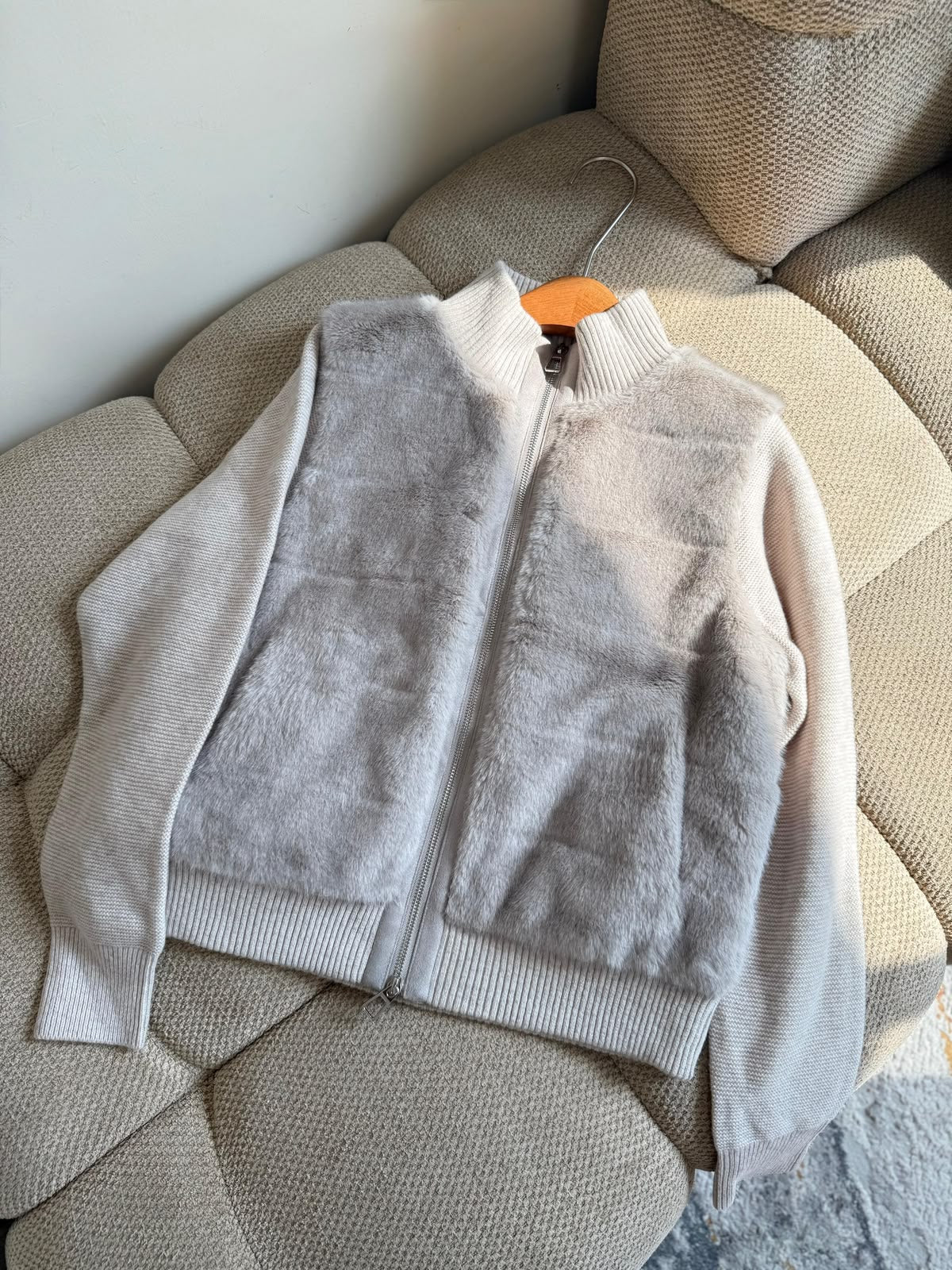 BRUNELLO CUCINELLI Textured Zip-Up Jacket