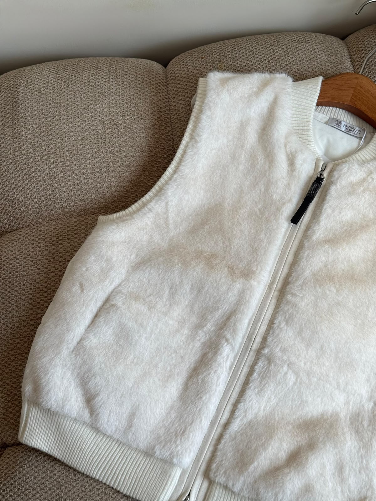 BRUNELLO CUCINELLI Textured Zip-Up Vest