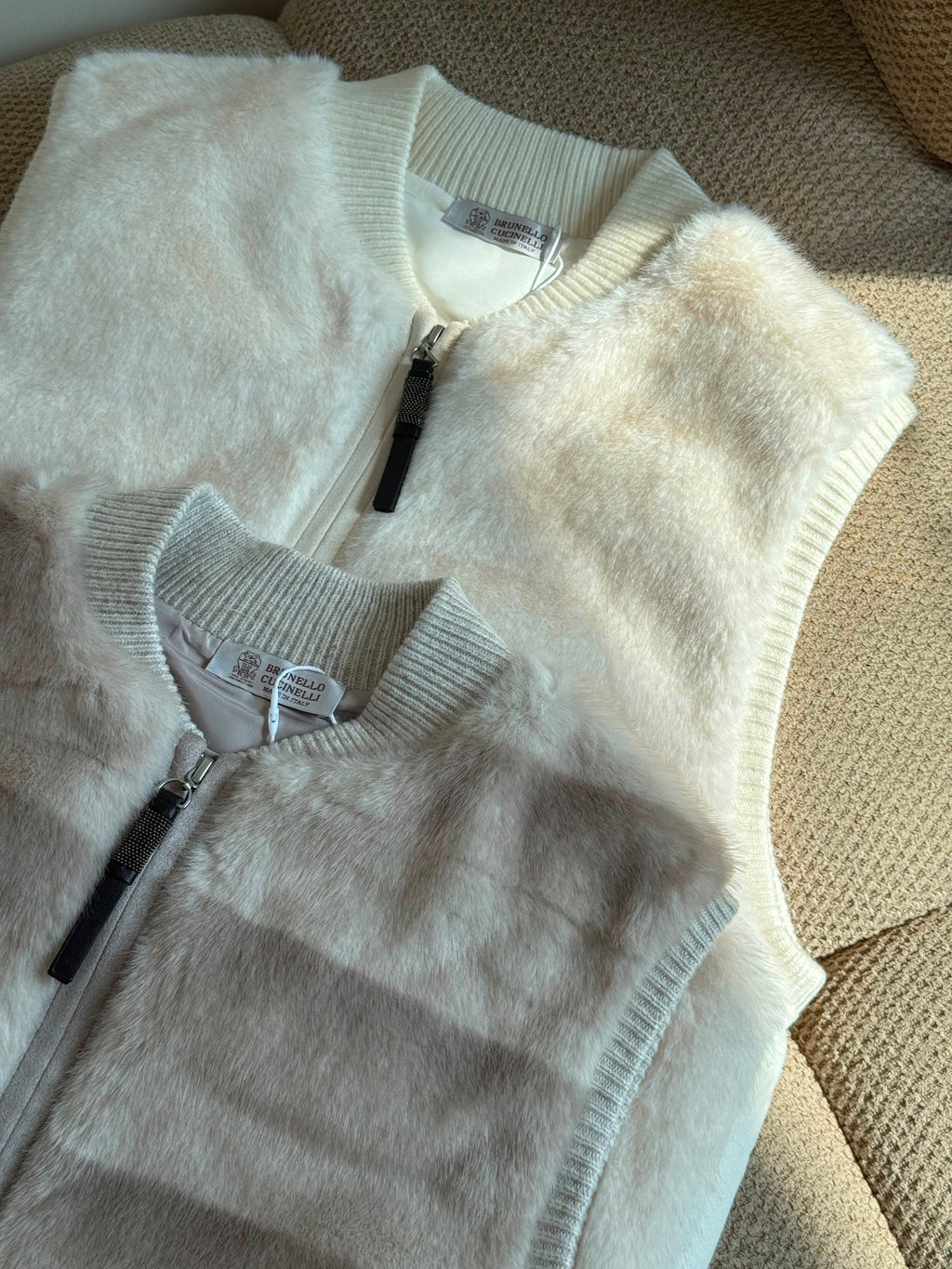 BRUNELLO CUCINELLI Textured Zip-Up Vest