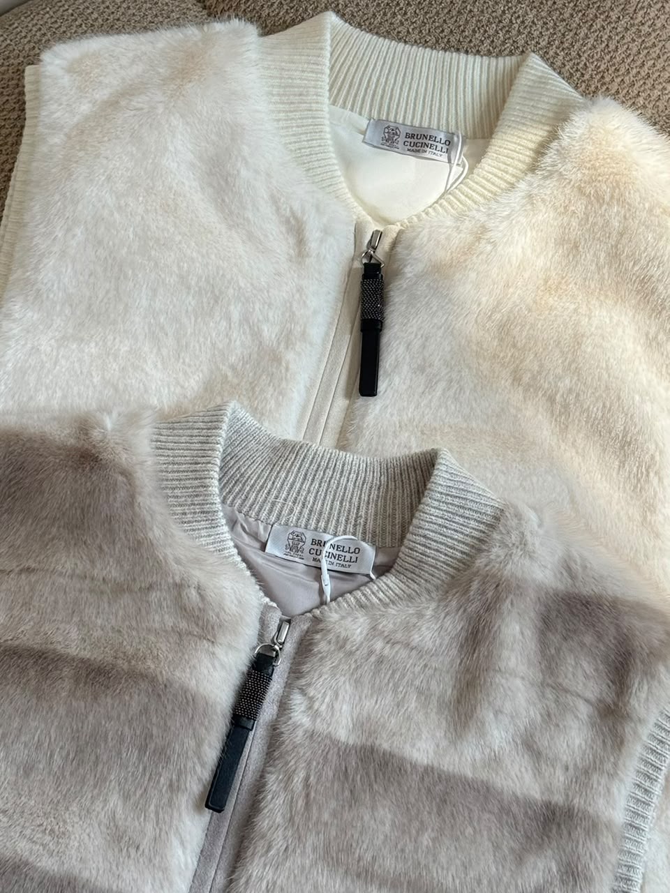 BRUNELLO CUCINELLI Textured Zip-Up Vest