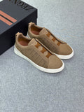 Zegna Luxury Casual Low-Top Sneakers