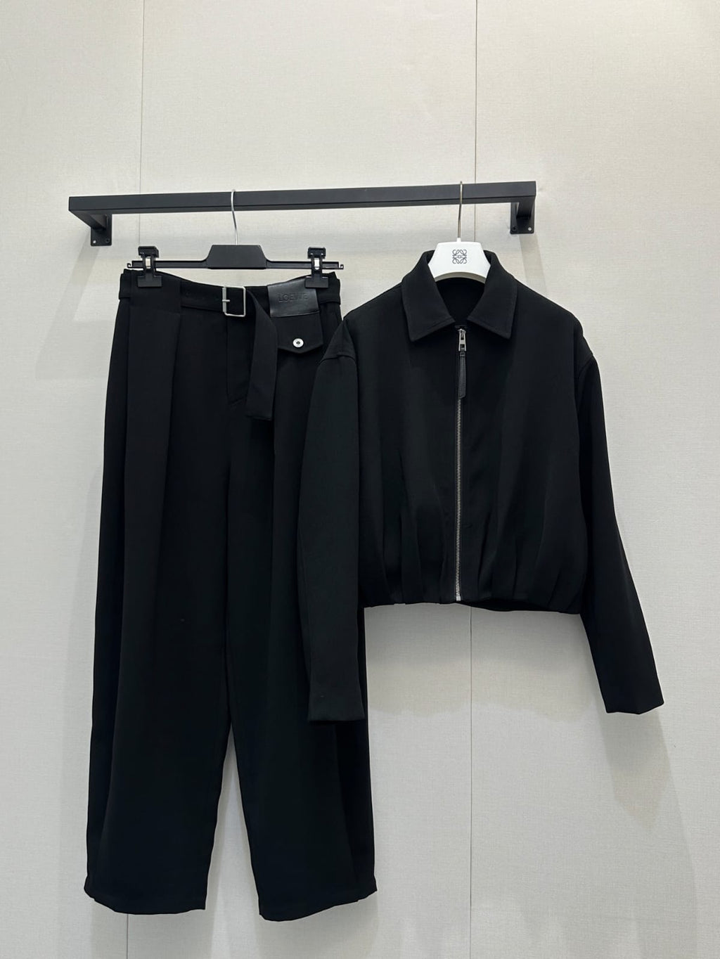 LOEWE — Belted Trousers in Wool