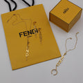 Fendi FF gold Jewelry Set