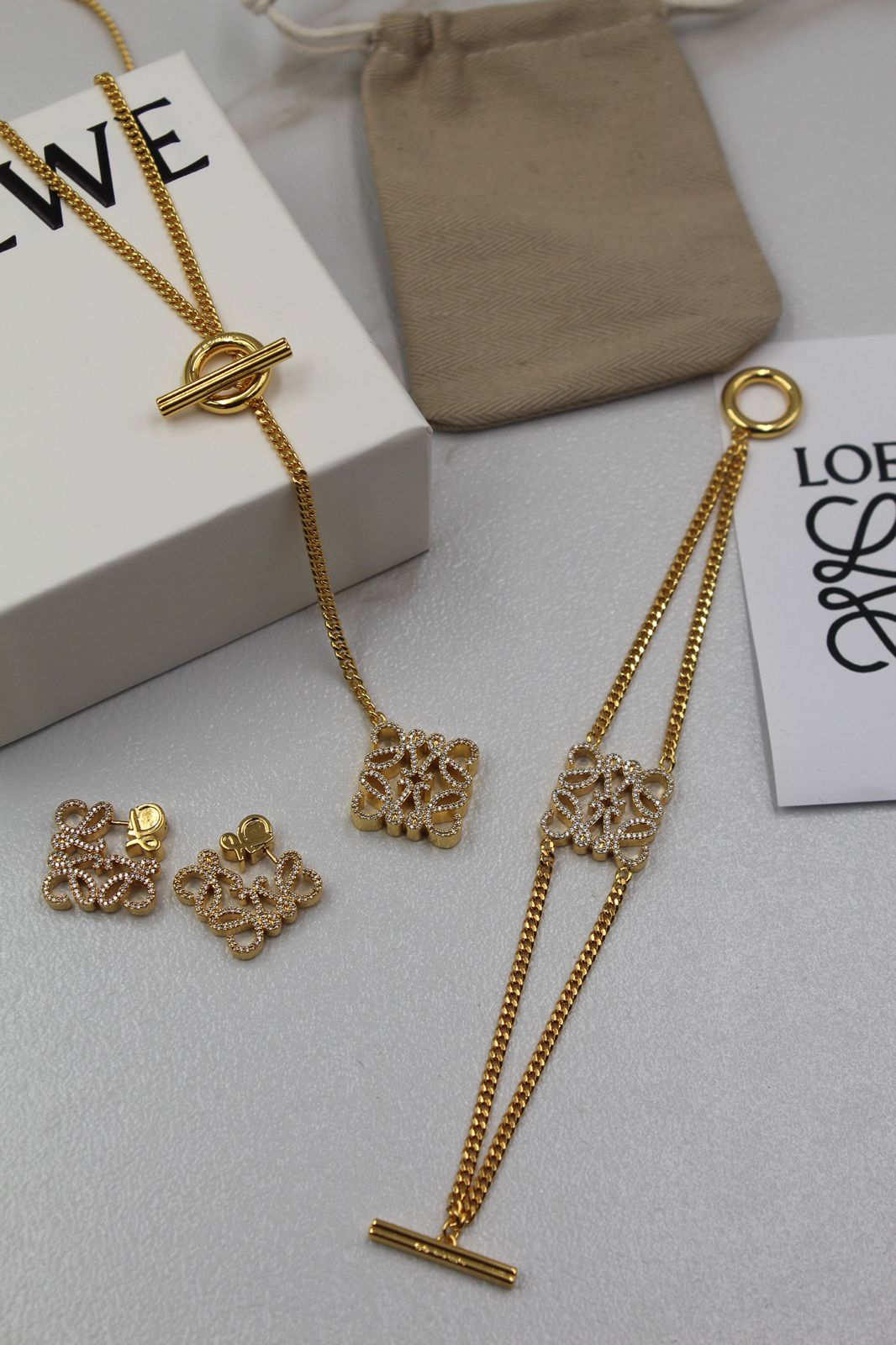 Loewe Anagram Jewelry Set