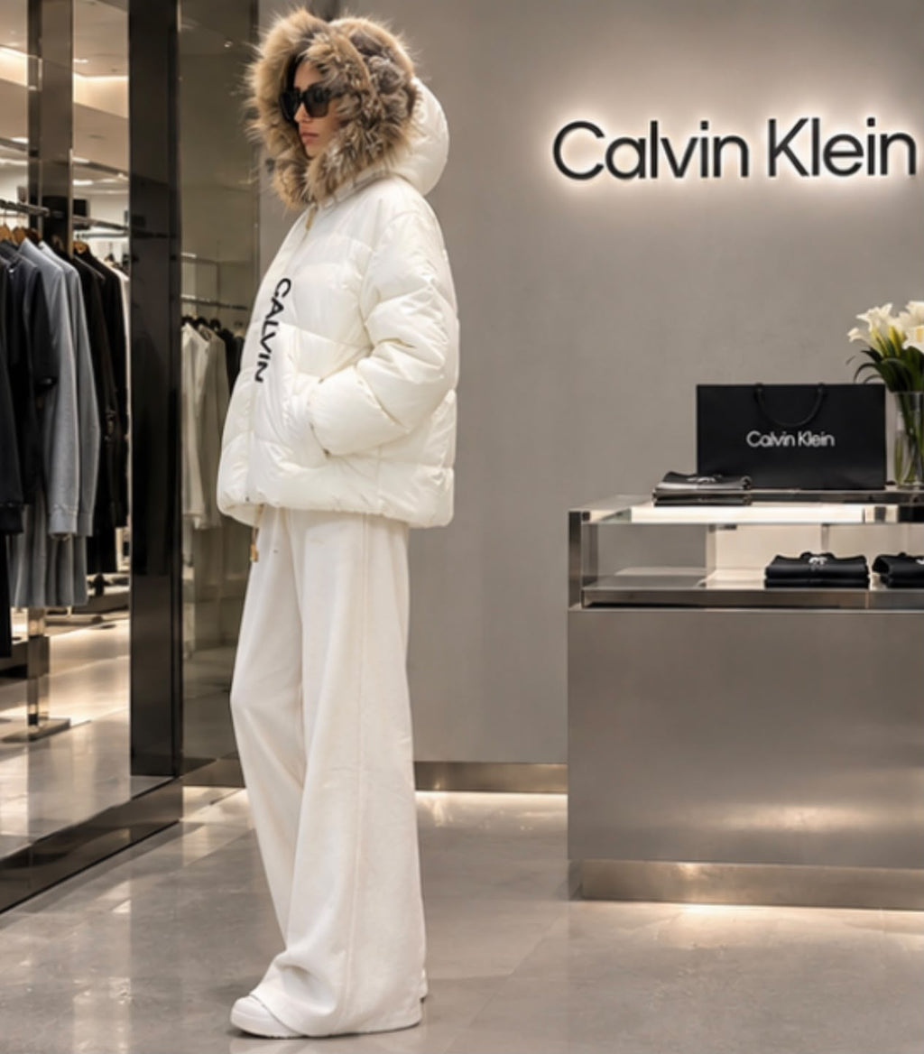 CALVIN KLEIN Hooded Puffer Jacket